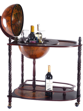 Wereldbol Tafel Minibar Kar Mini Bar Globebar Globe Drankkast