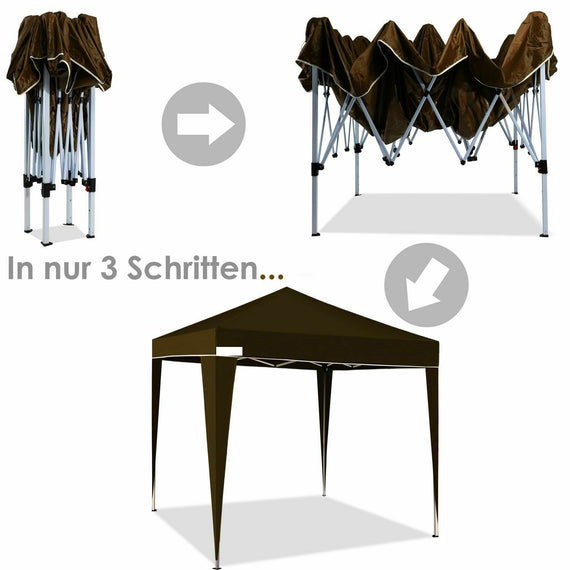Easy up tent 3x4,5m zwart huren - Partytentverhuur Assen Easy up tent 3x4,5m zwart huren - Partytentverhuur Assen